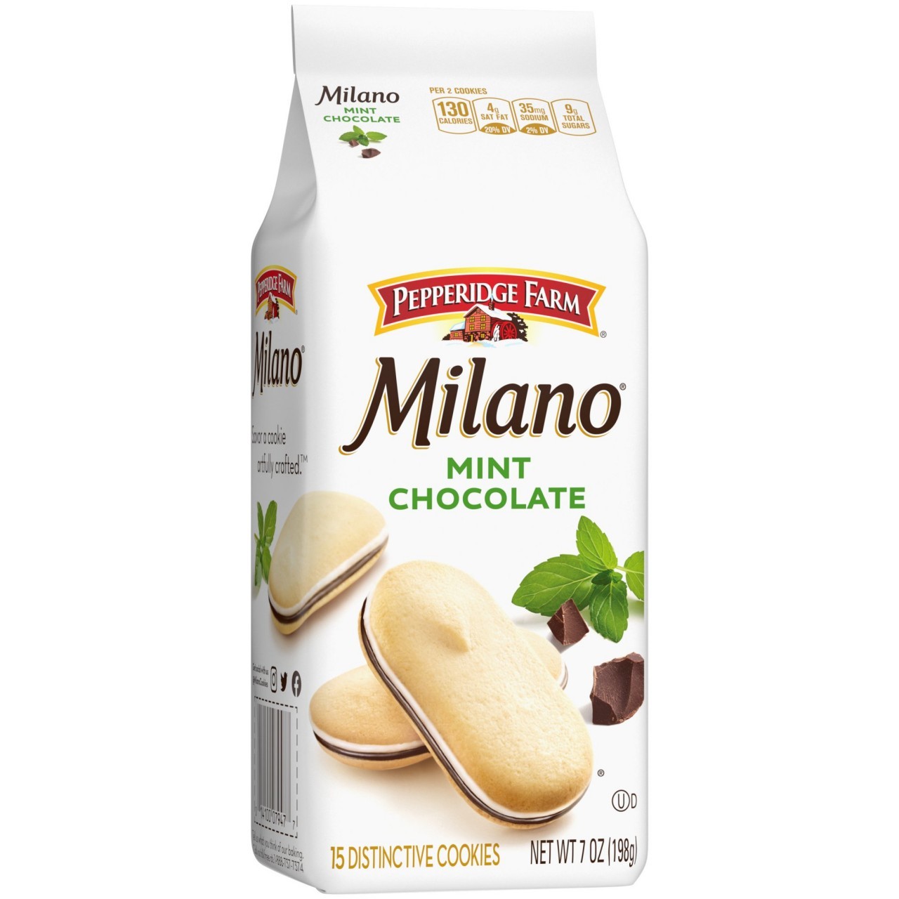 PEPPERIDGE FARM MILANO MINT CHOCOLATE 7oz