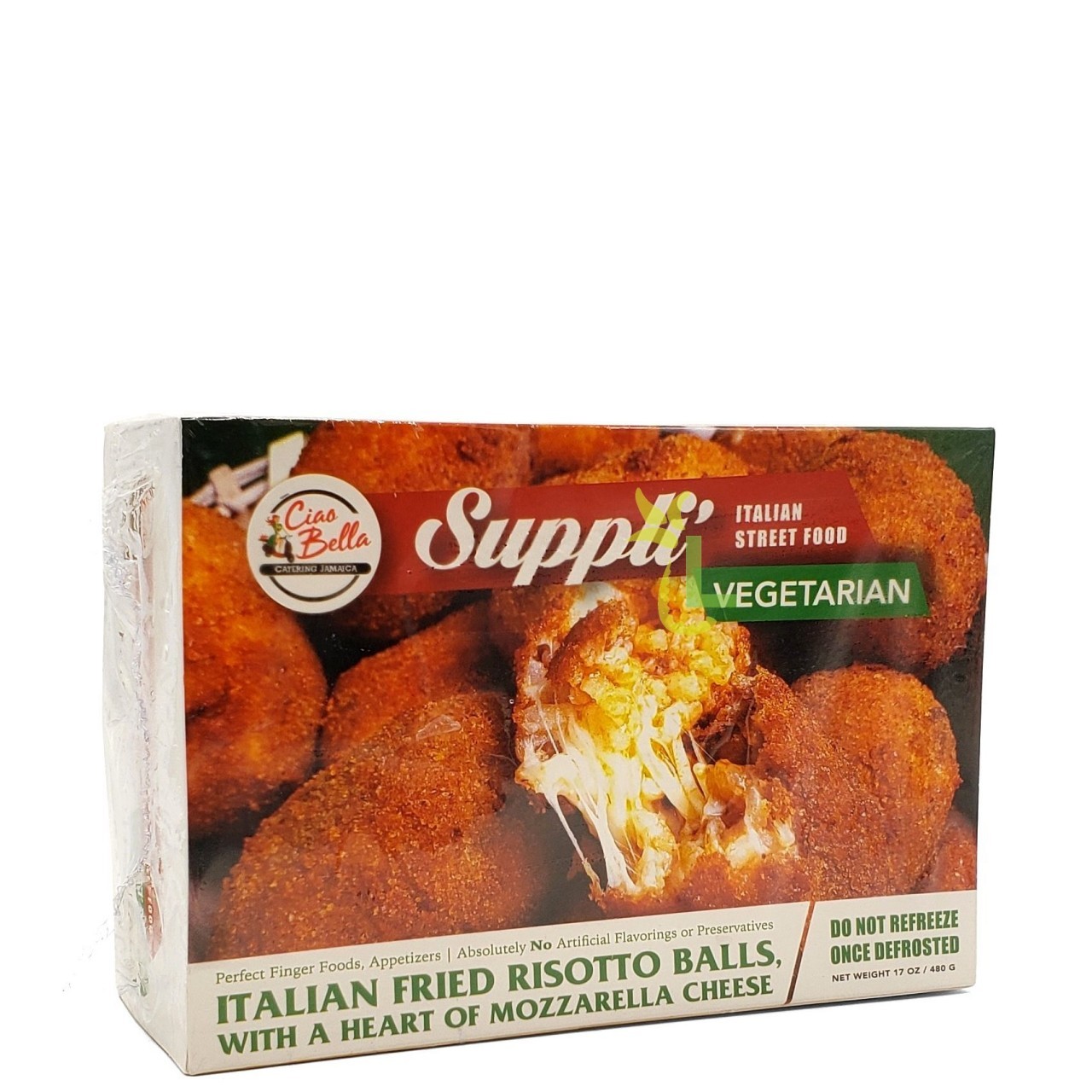 CIAO BELLA SUPPLI RISOTTO BALL VEG 17oz