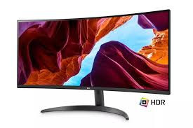 LG 34WR50QC-B - Curved Screen - 34"