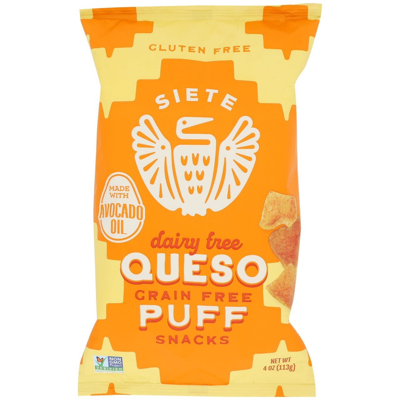 SIETE PUFF SNACK QUESO 4oz