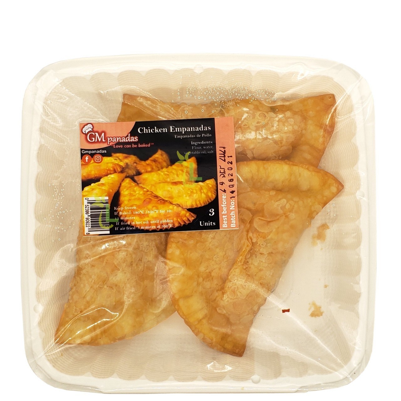 GMPANADAS EMPANADA CHICKEN 3ct