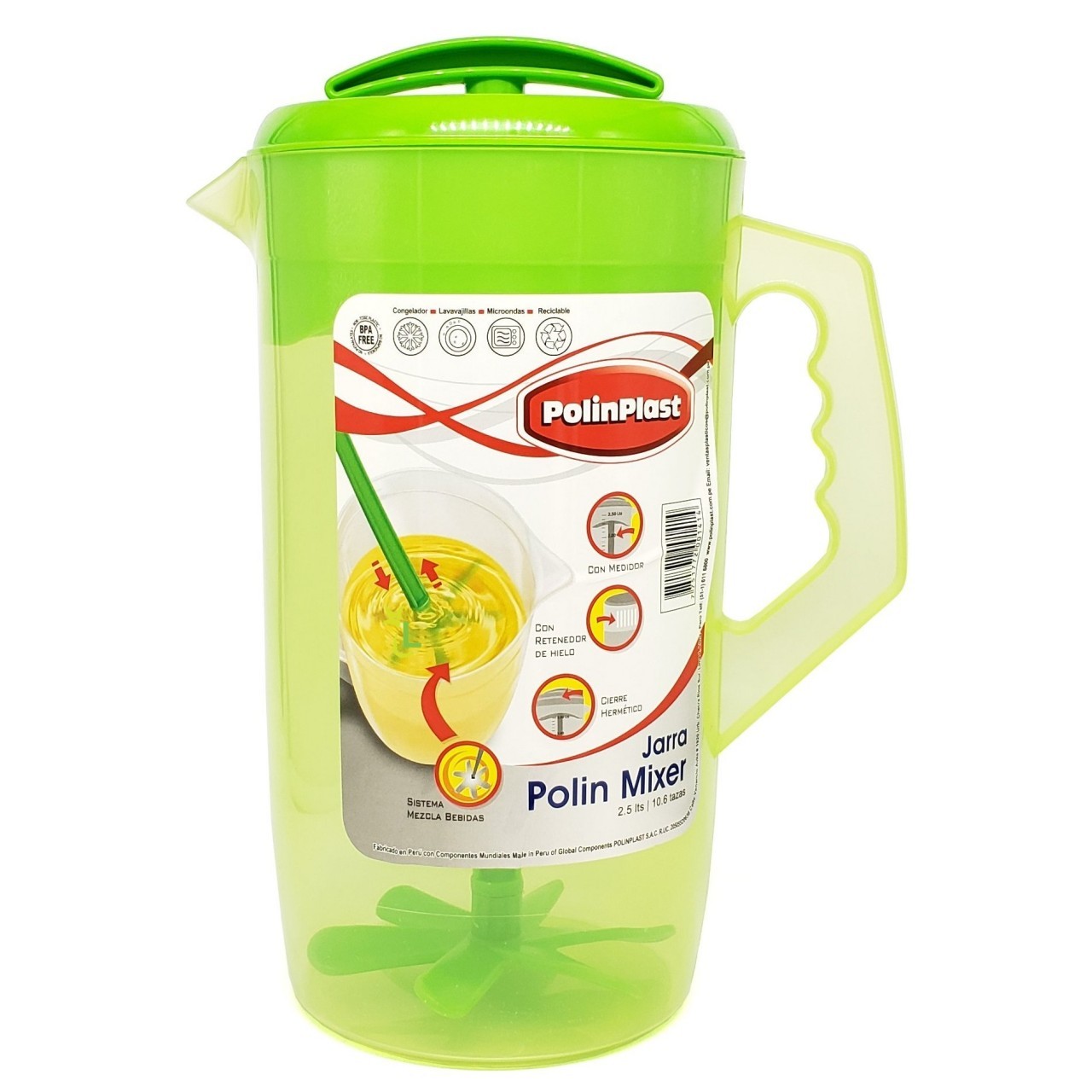 POLINPLAST JUICE JUG 2.5L