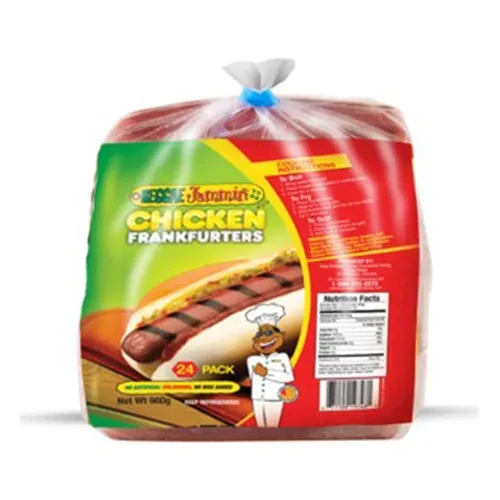 REGGAE JAMMIN CHICKEN FRANKFURTERS 960G