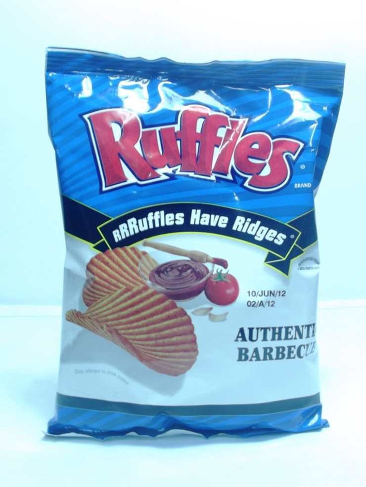 RUFFLES BBQ POTATO CHIPS 39G