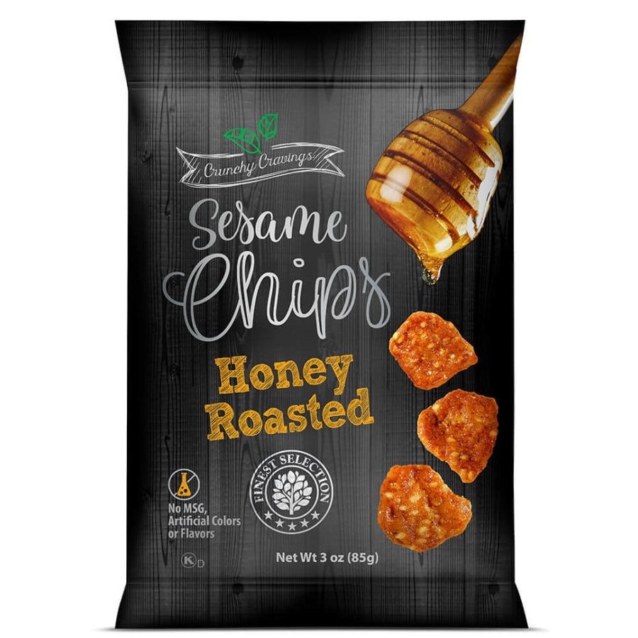 CRUNCHY CRAV SESAME CHIPS HONEY RST 85g