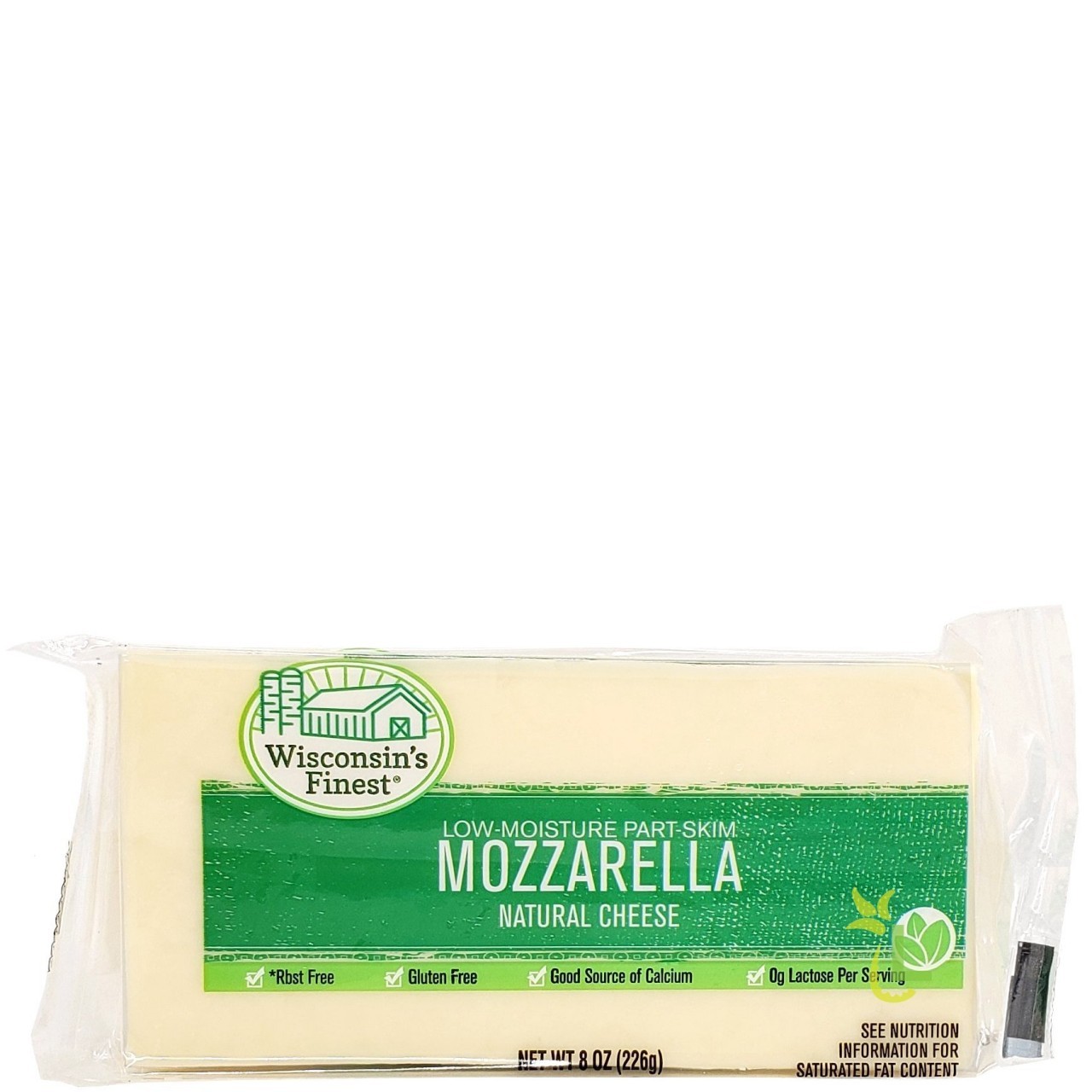 WISCONSIN FINEST CHUNK MOZZARELLA 8oz