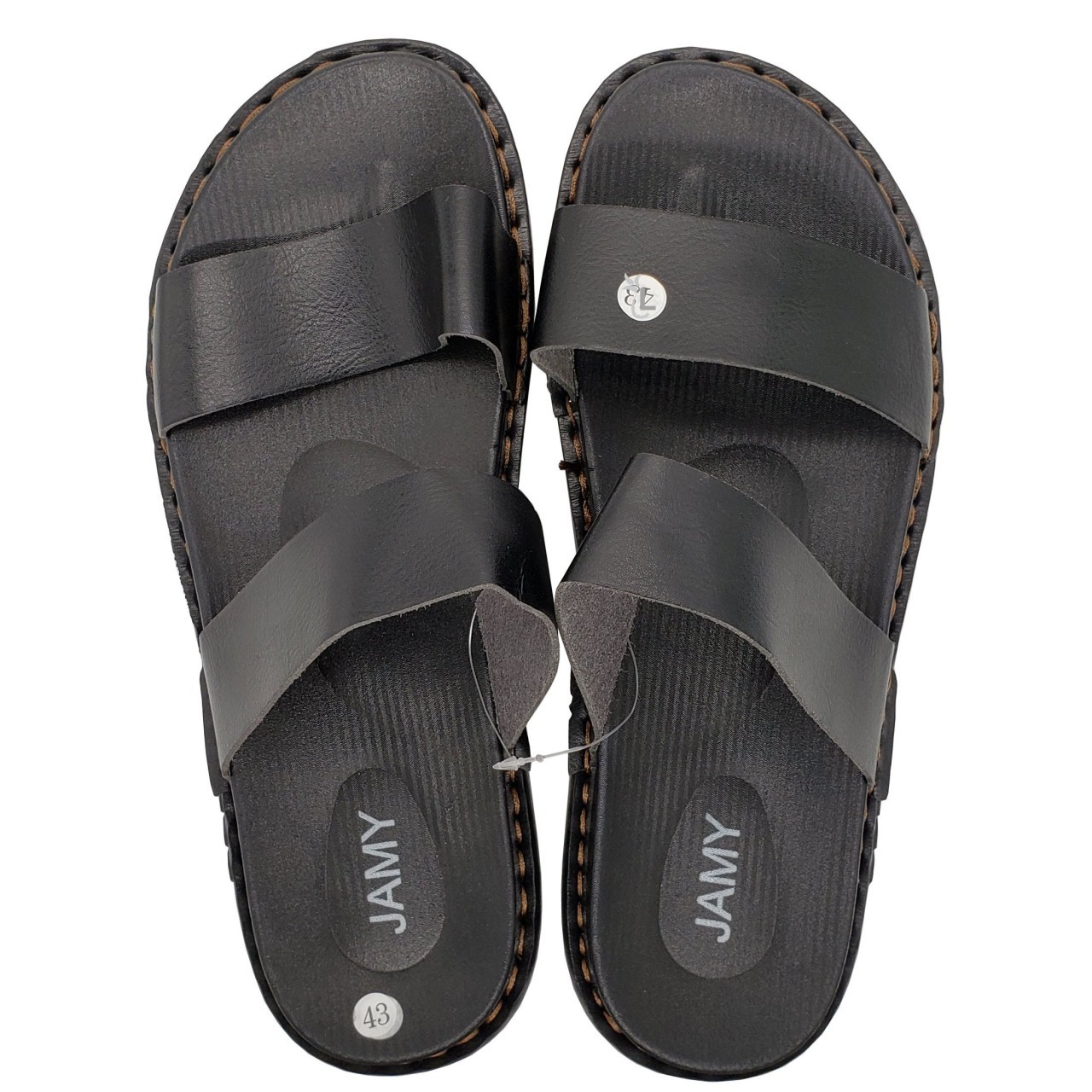 JAMY DOUBLE STRAP SLIPPERS 1pr