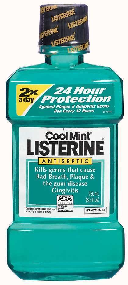 LISTERINE MOUTH WASH COOLMINT 250ML