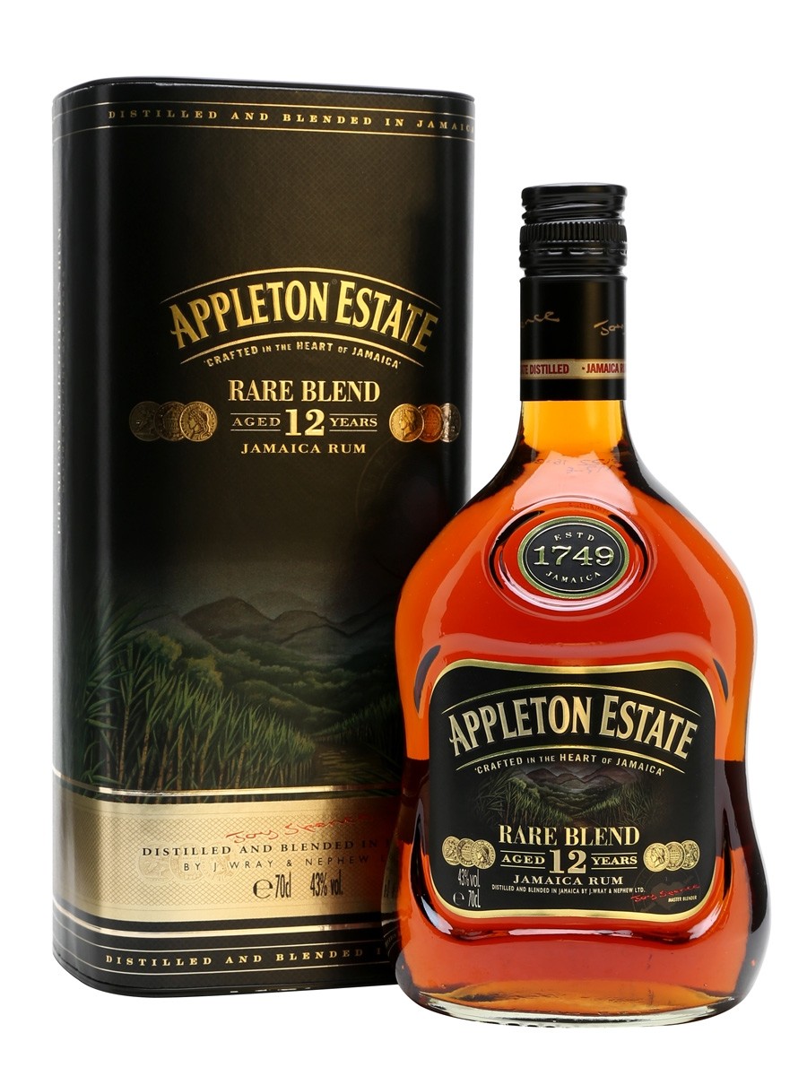 APPLETON ESTATE CANISTER 12 YEAR OLD RARE BLEND 750ML