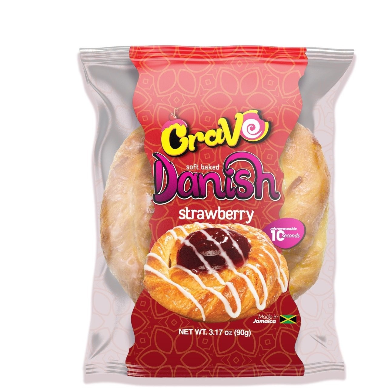 CRAVE DANISH STRAWBERRY 90g