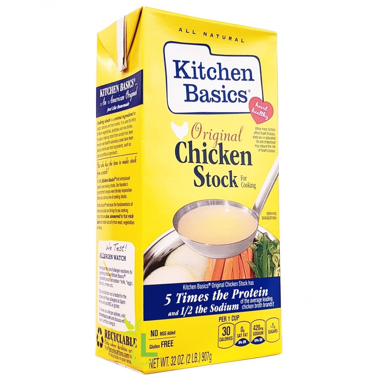 KITCHEN BASIC CHICKEN STOCK ORIG 32oz