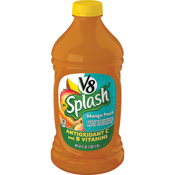 V8 SPLASH MANGO PEACH 64oz