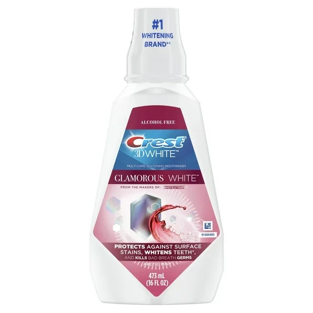 Crest 3D White Mouthwash 16Fl