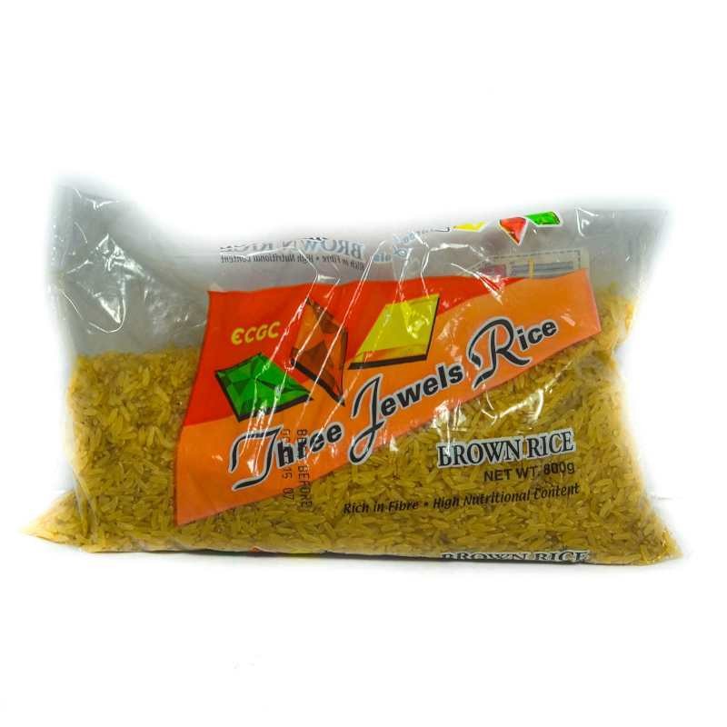 THREE JEWELS BROWN RICE 800G