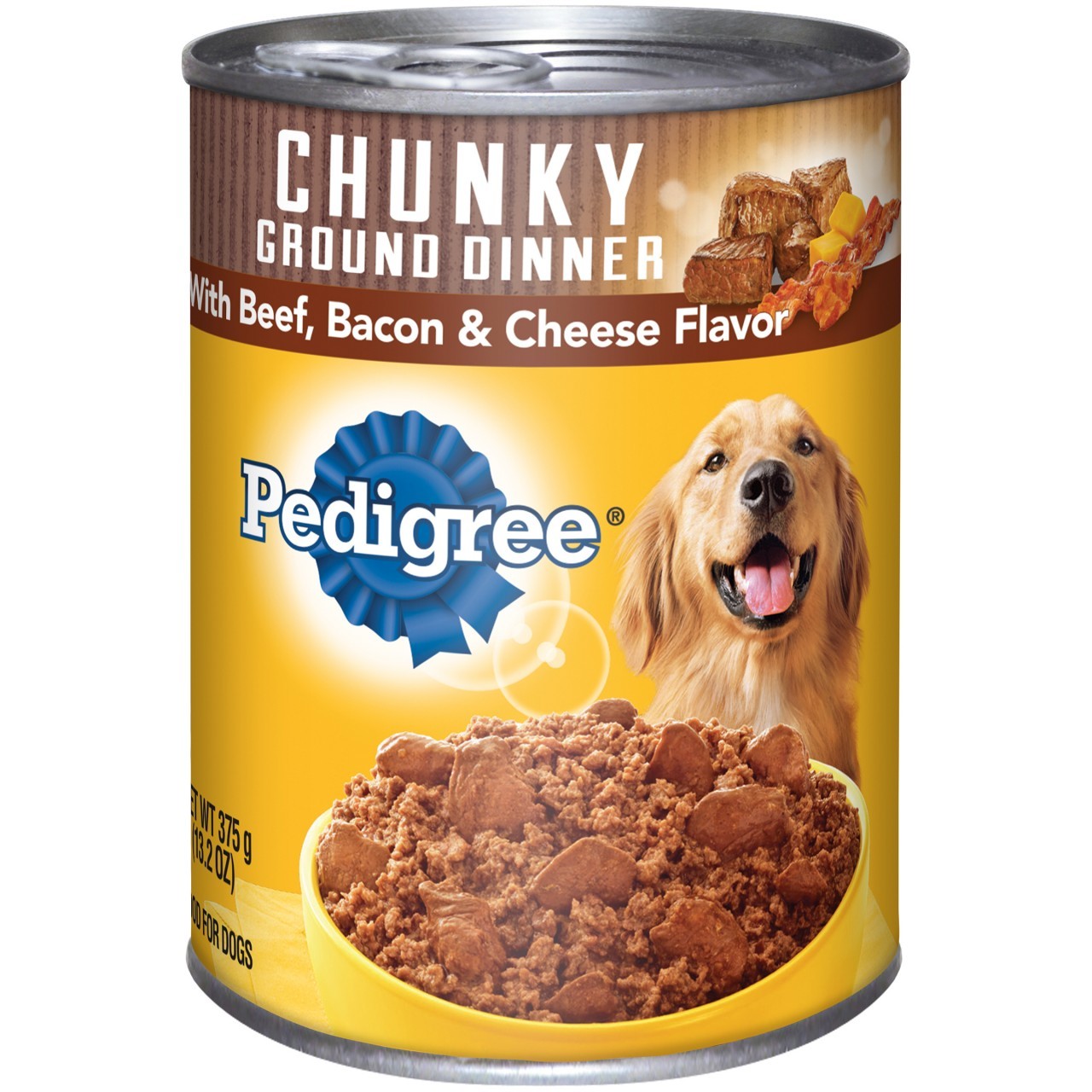 PEDIGREE CHUNKY BEEF BACON CHEESE 375g