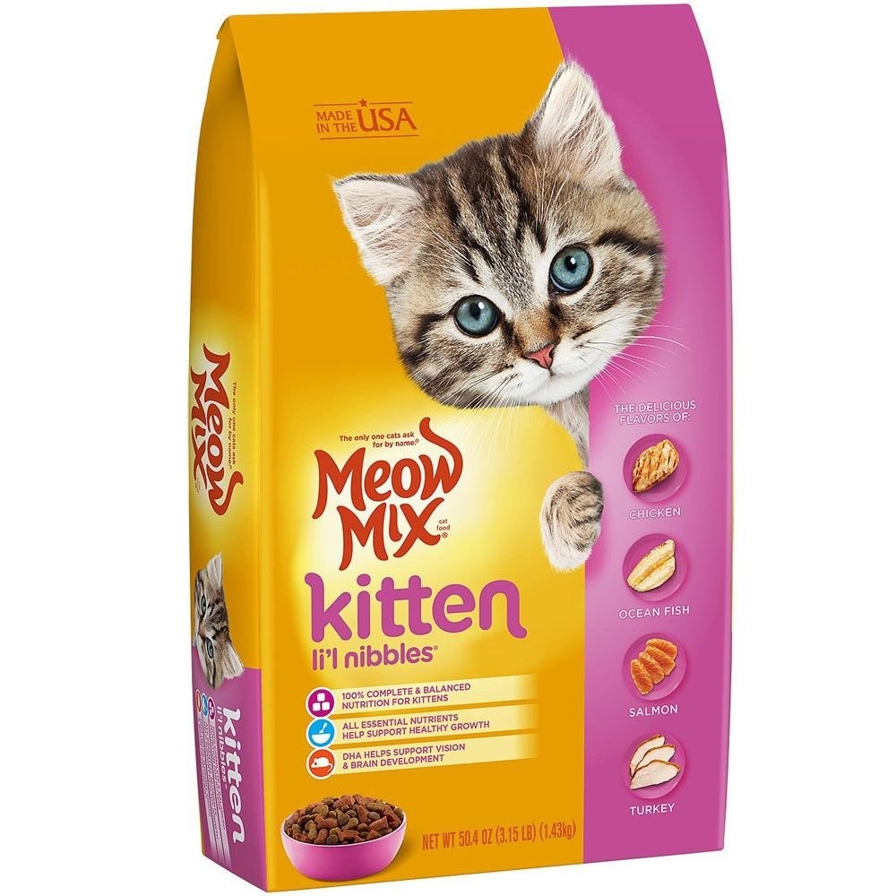 MEOW MIX KITTEN LIL NIBBLE 1.43kg