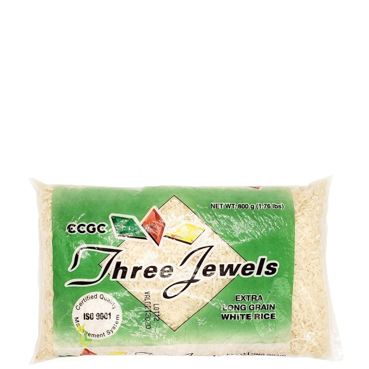 THREE JEWELS WHITE RICE 800G