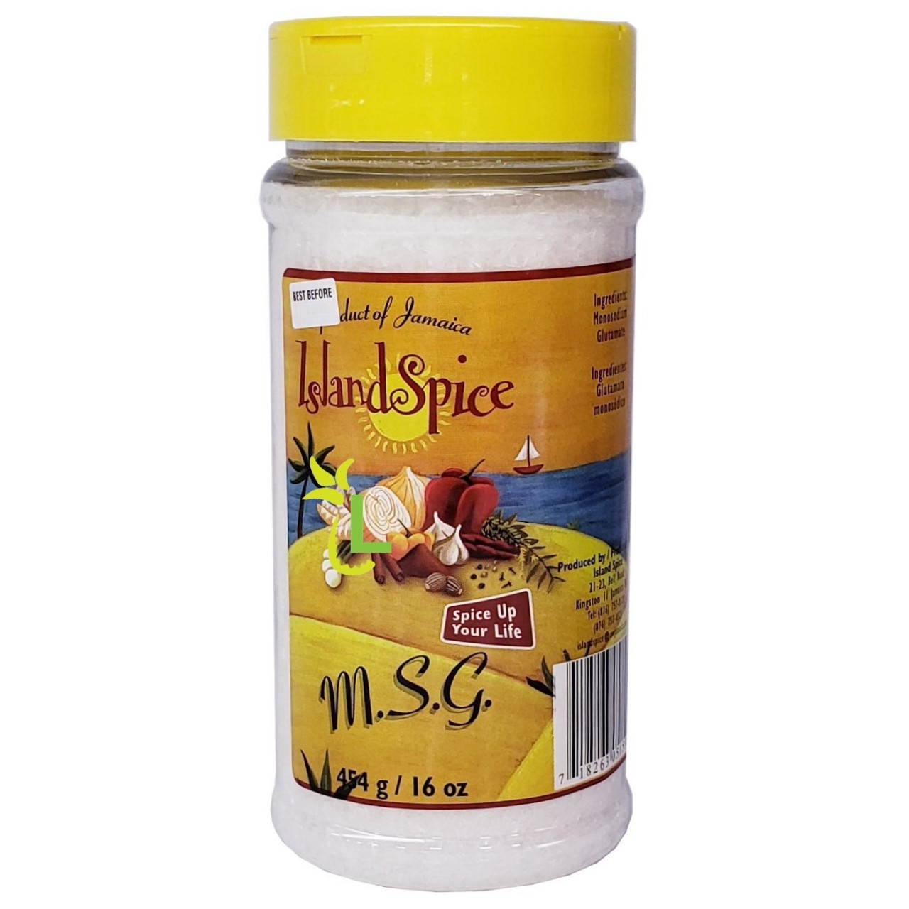 ISLAND SPICE M S G 16oz