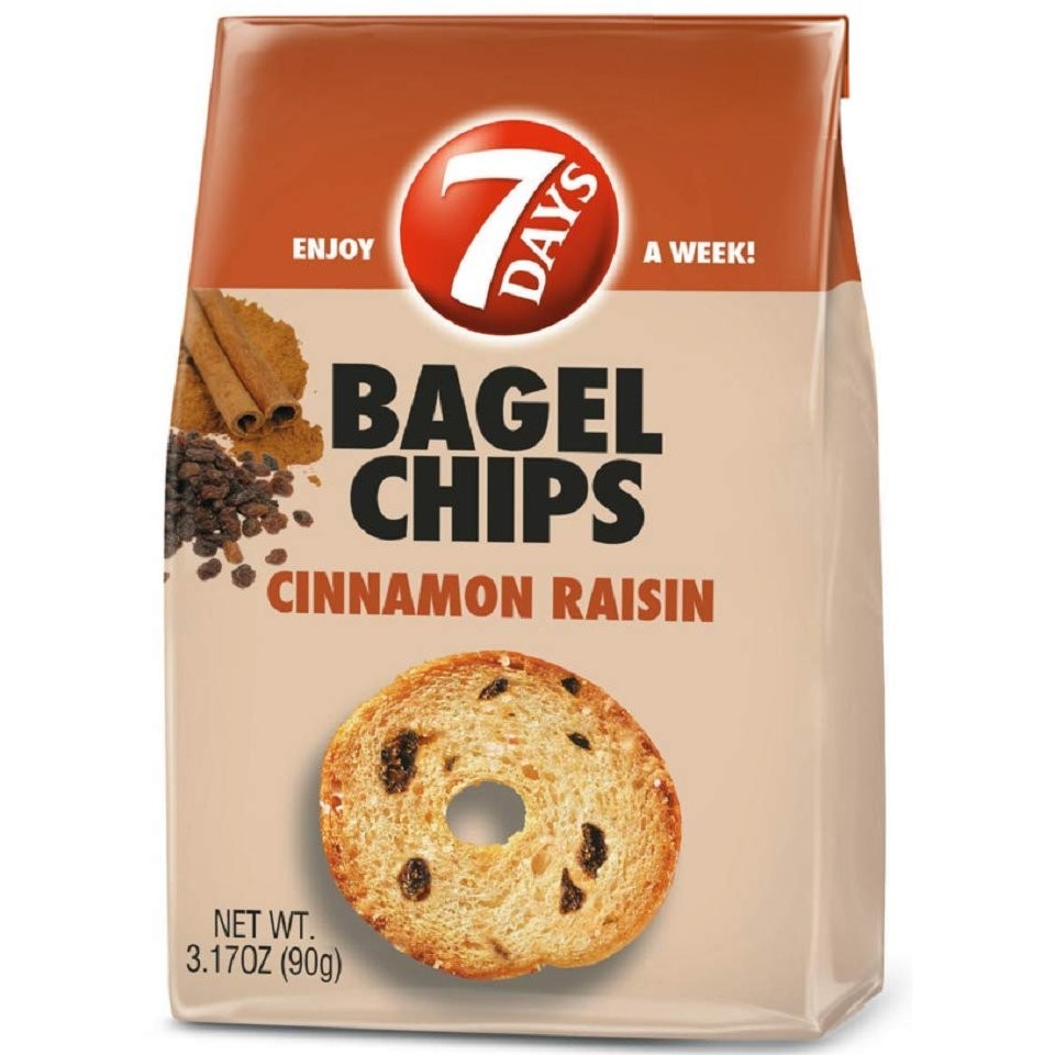 7DAYS BAGEL CHIPS CINNAMON 4oz