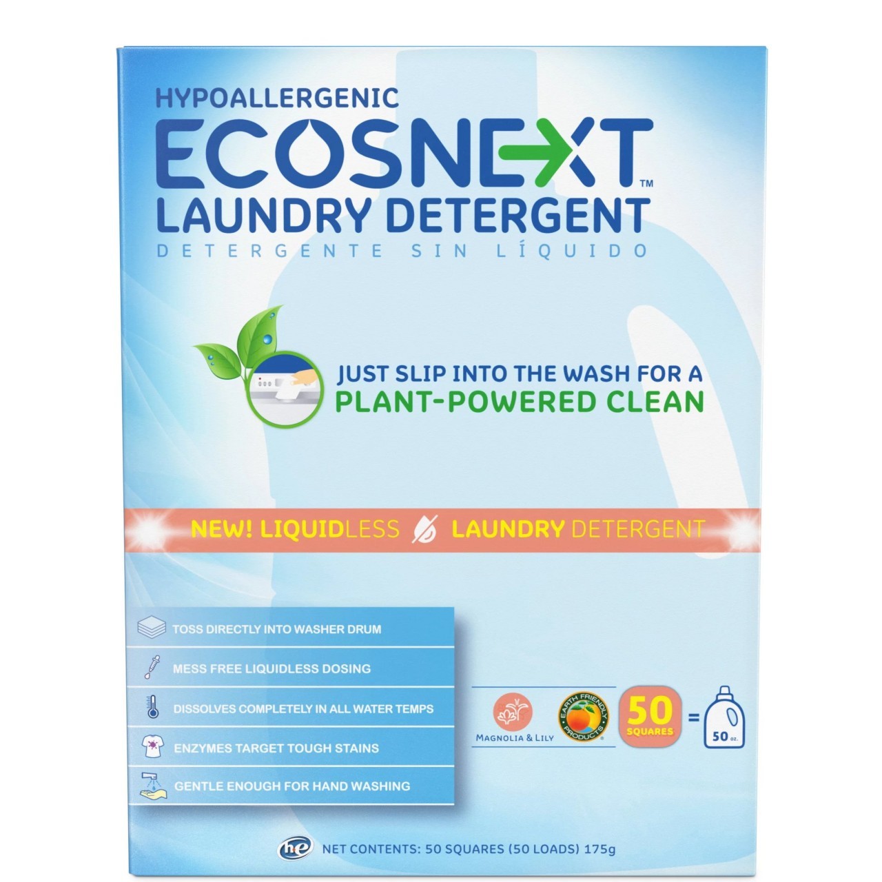 ECOS NEXT LAUNDRY DETERGENT SHEETS 50s