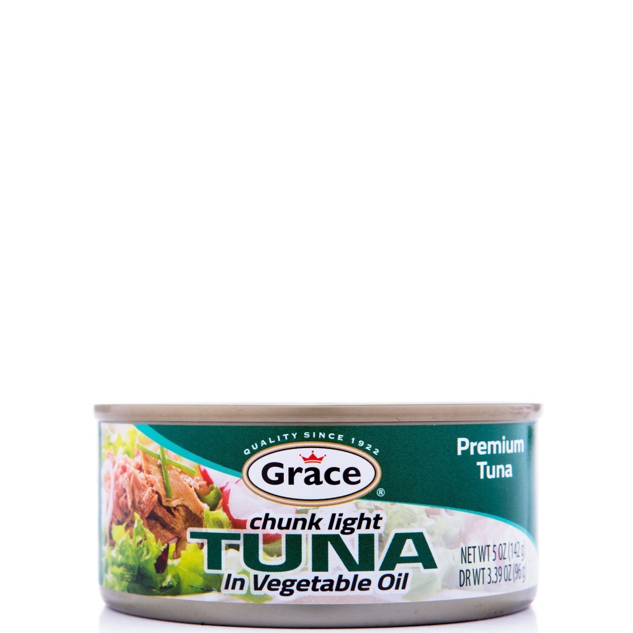 GRACE TUNA CHUNK LIGHT VEG OIL 5oz