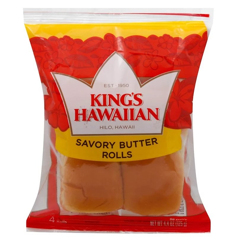 KINGS HAWAIIAN ROLLS SAVORY BUTTER 4oz