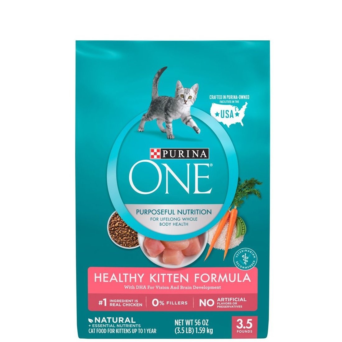 PURINA ONE CAT HEALTHY KITTEN 3.5lb