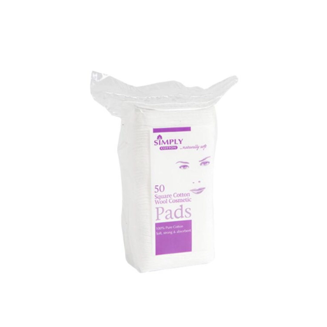 Simply Square Cotton Wool 50pcs