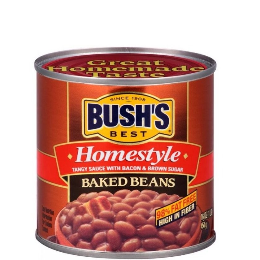 BUSHS BAKED BEANS H/STYLE 454g