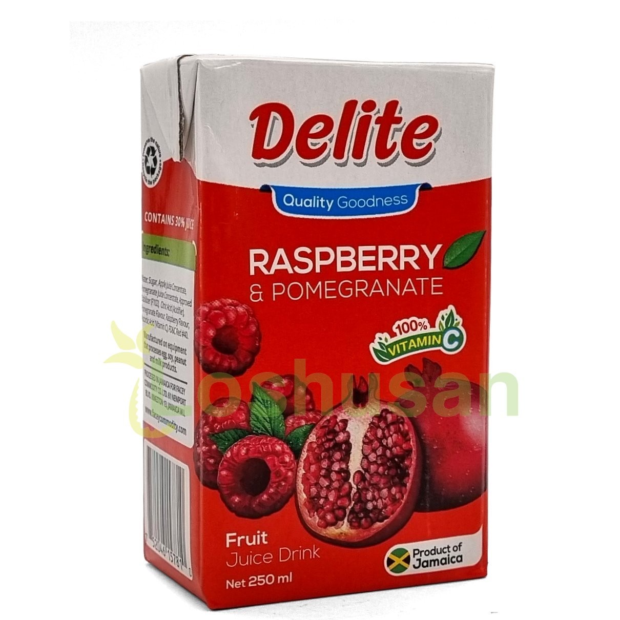 DELITE RASPBERRY POMEGRANATE 250ml