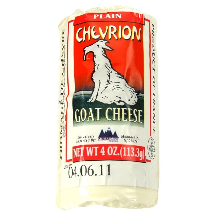 CHEVRION GOAT CHEESE LOG PLAIN 4oz