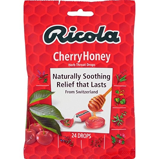 Ricola Cherry Honey Throat 24 Drops