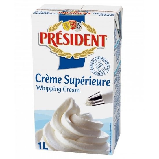 PRESIDENT WHIPPING CREAM 1L