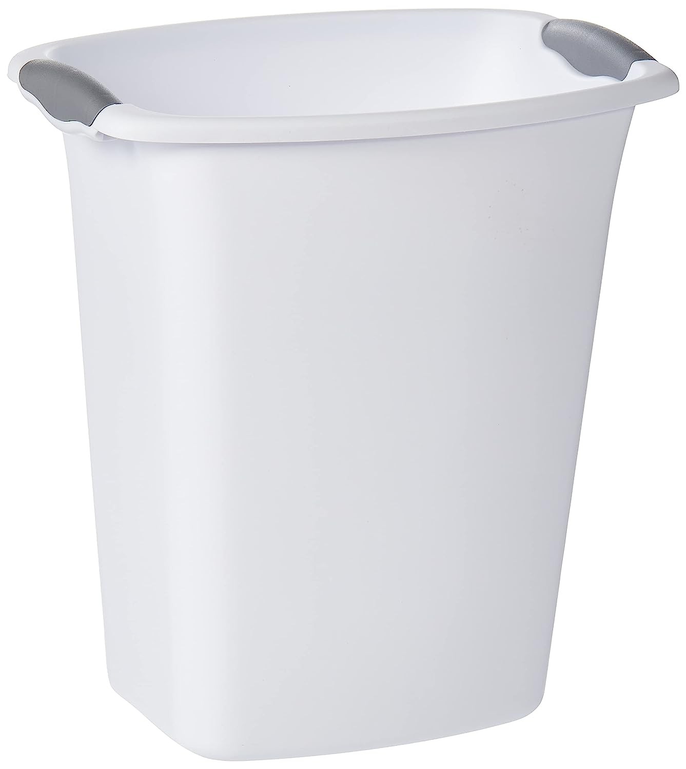 Sterilite 10358006 11.88" X 8.5" X 13.25" 3 Gallon White Wastebasket