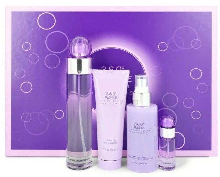 Perry Ellis 360 Purple for Women Set