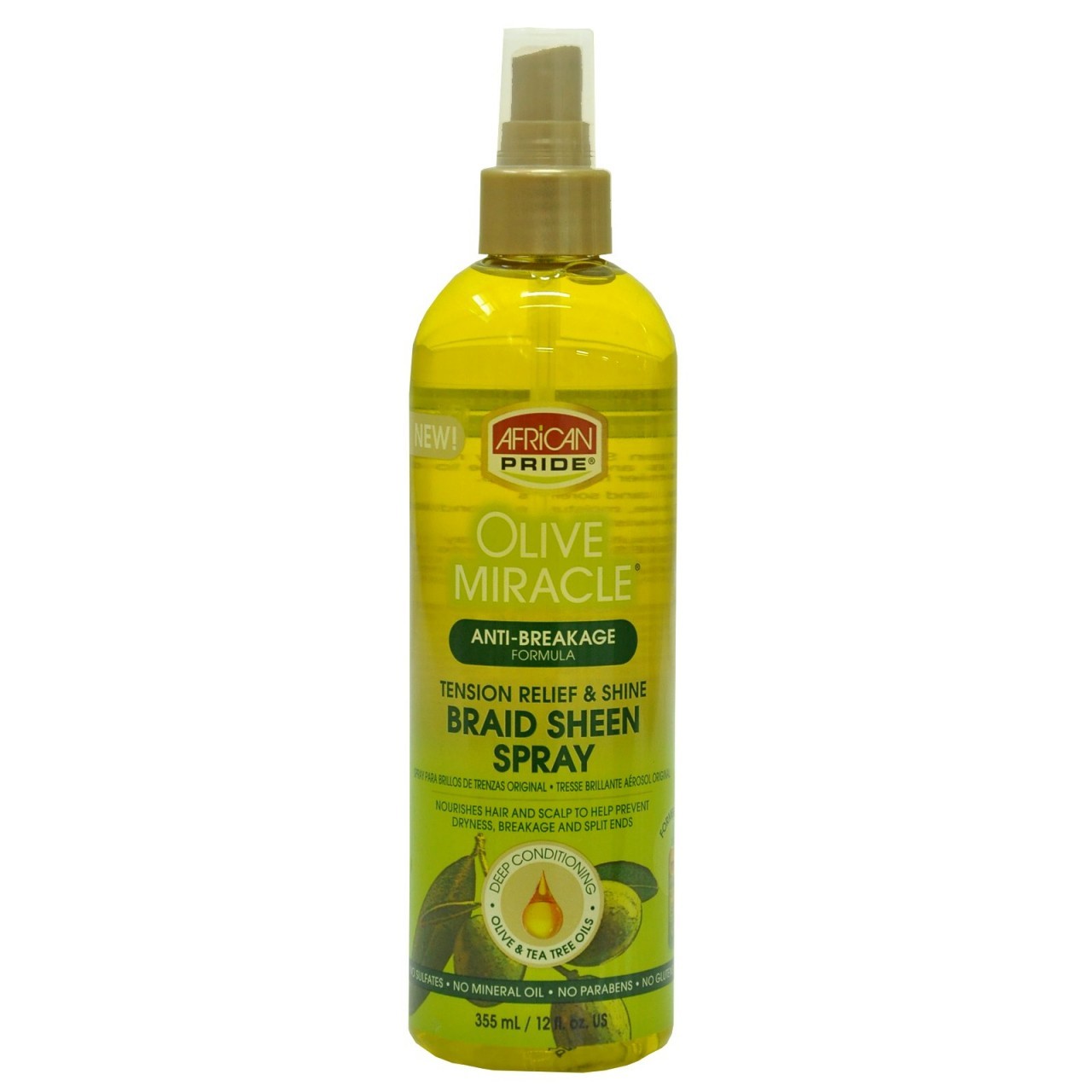AFRICAN PRIDE OLIVE BRAID SHEEN 12oz