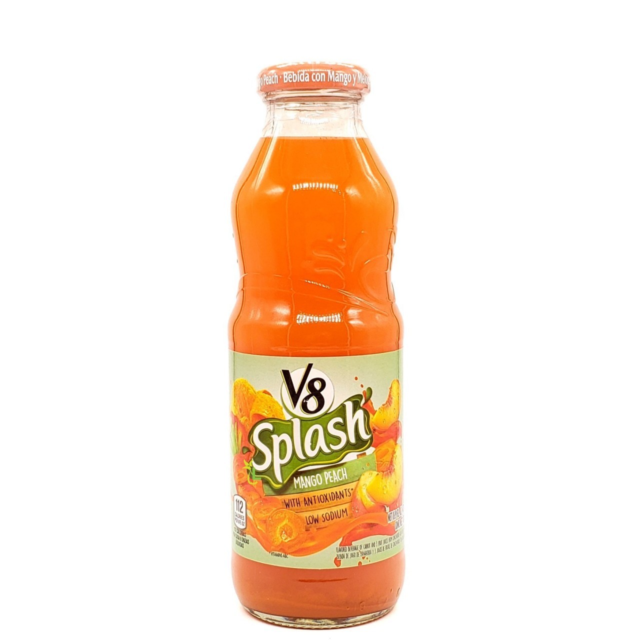 V8 SPLASH MANGO PEACH 16oz