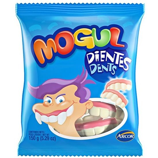 ARCOR MOGUL DENTS (TEETH) 150g