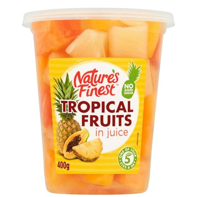 NAT FIN TROPICAL FRUIT IN JUICE 400g