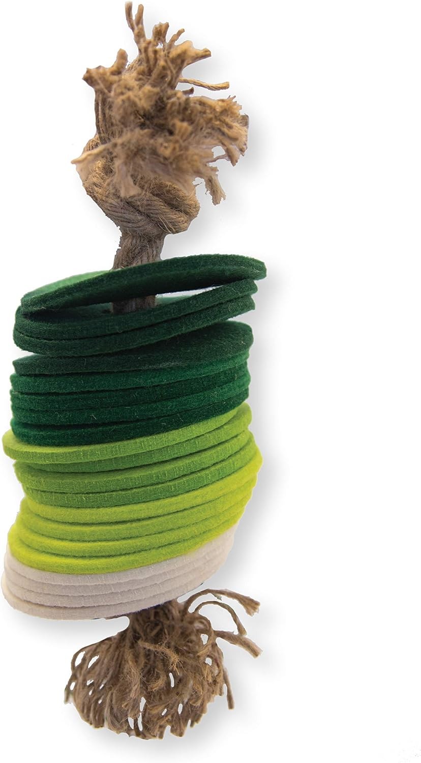 Outward Hound Rope N Rings Felt & Jute Dental Dog Toy
