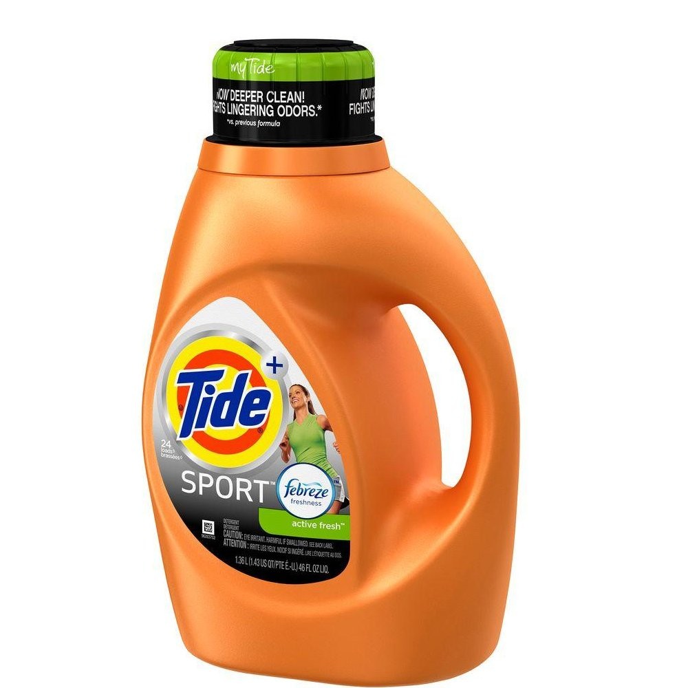 TIDE LIQ DET SPORT ACTIVE FRESH 46oz