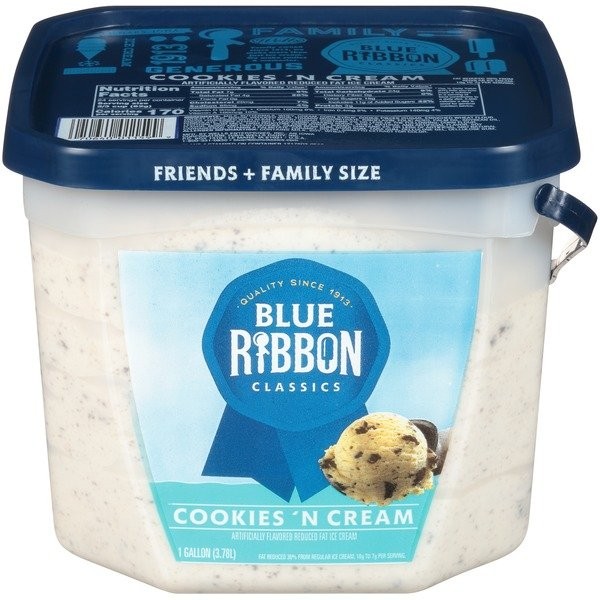 BLUE RIBBON IC COOKIES N CREAM 3.78L