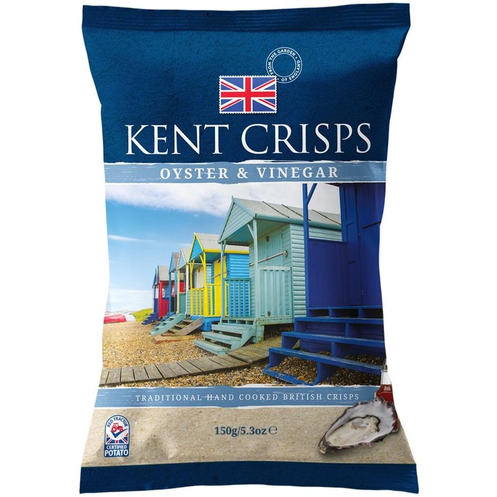 KENT CRISPS OYSTER VINEGAR 150g