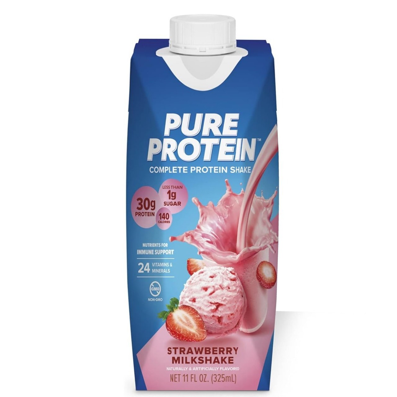 PURE PROTEIN SHAKE STRAWBERRY 325ml