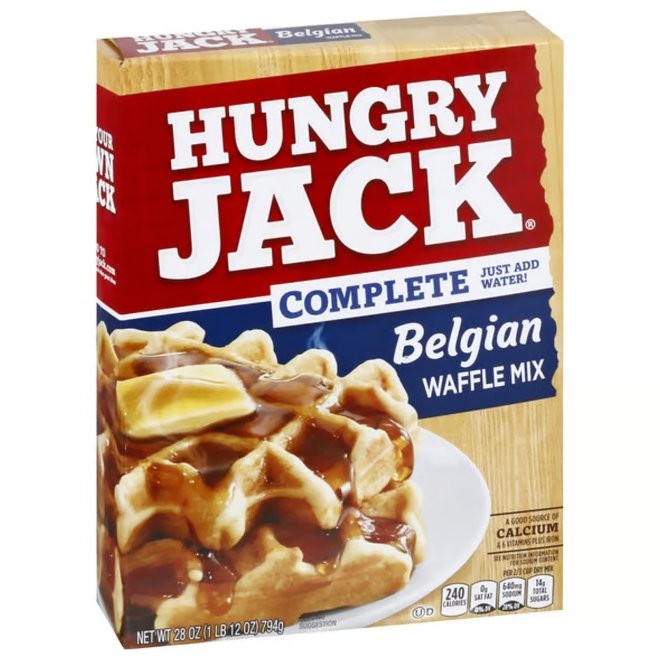 HUNGRY JACK WAFFLE BELGIAN COMPLETE 28oz