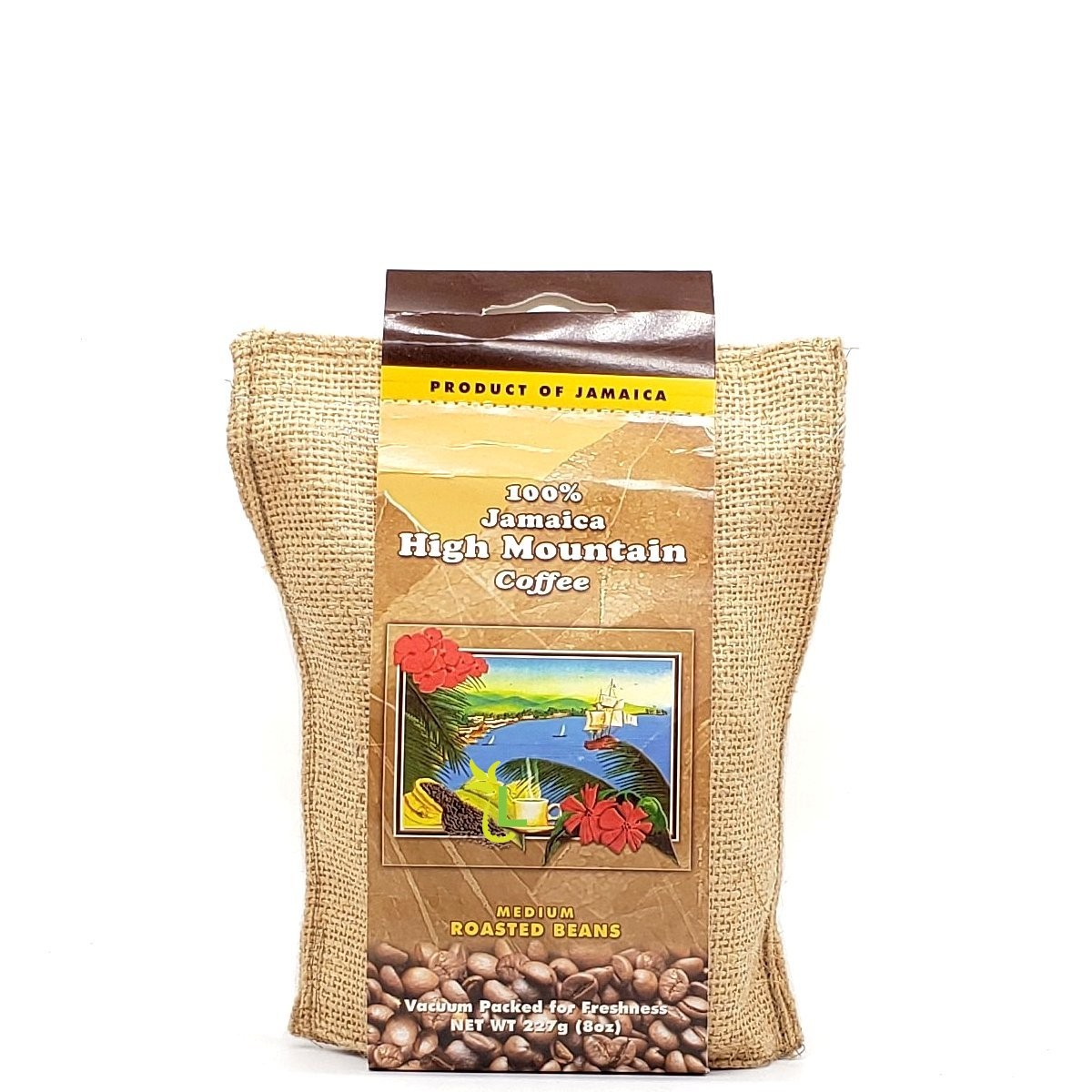 HIGH MT COFFEE BEANS (BURLAP) 8oz