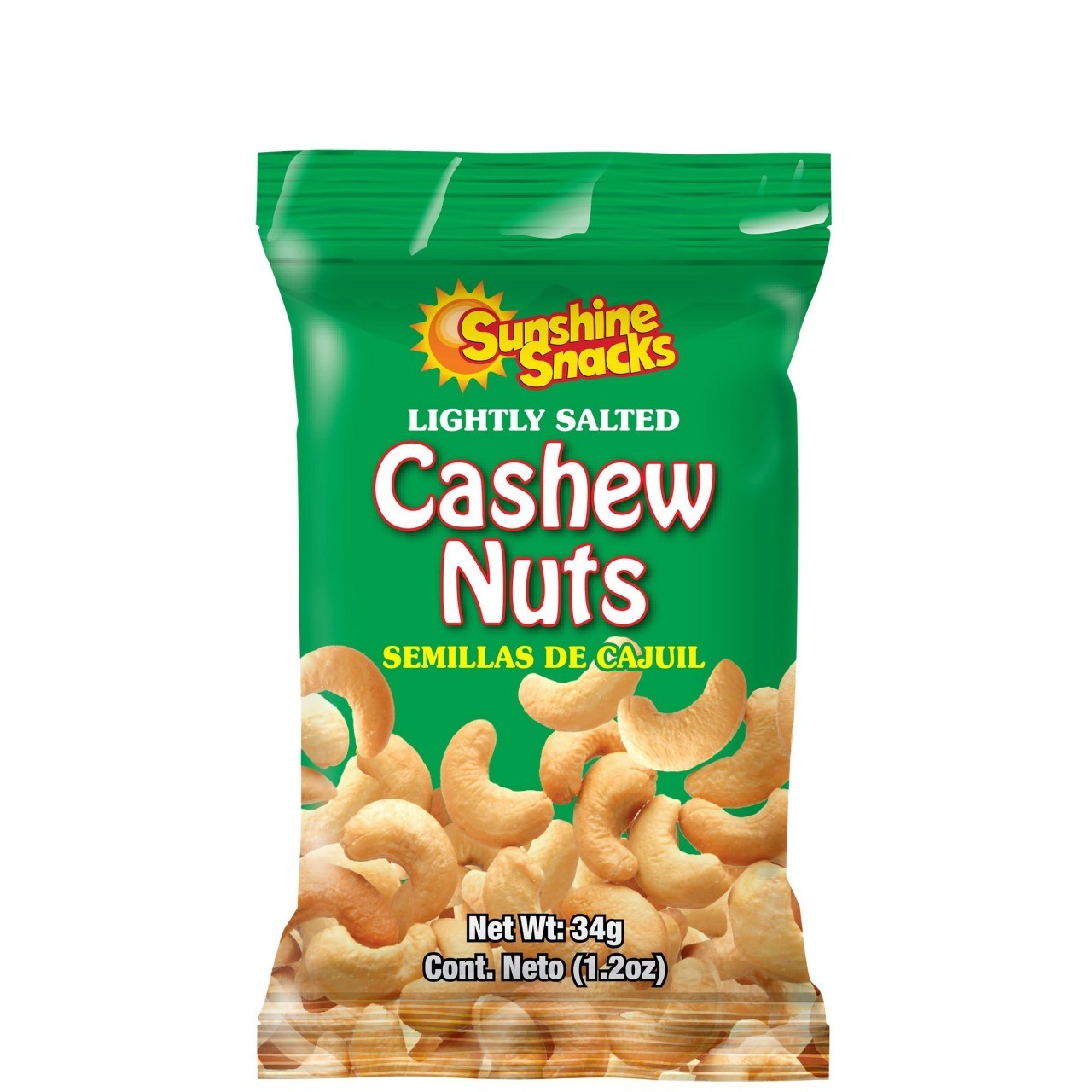 SUNSHINE CASHEW LIGHTLY SALTED 28g