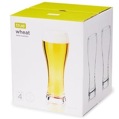 TRUE WHEAT BEER GLASSES 4x23oz