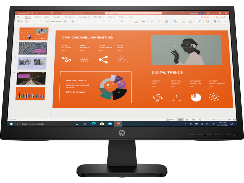 HP P22va G4 - P-Series - LED monitor