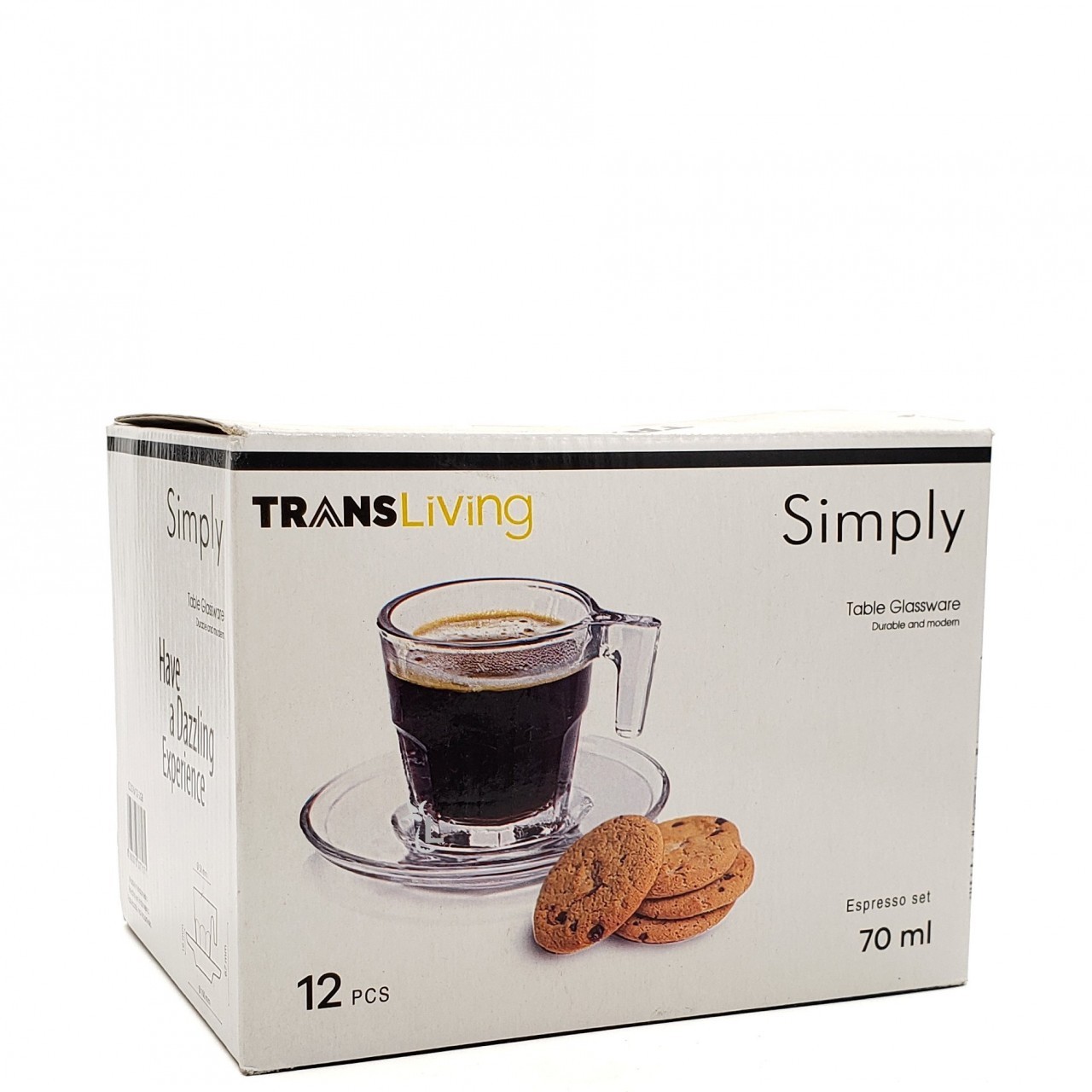 TRANS LIVING ESPRESSO SET 70ml 12pc